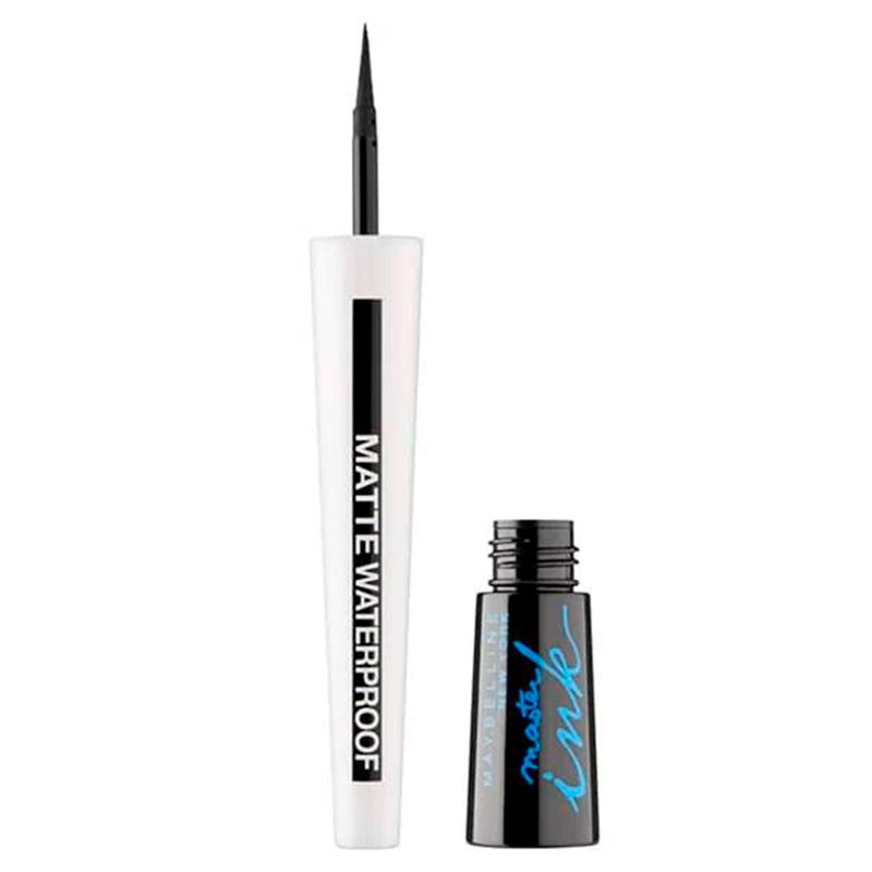 Delineador de Ojos Maybelline Master Ink Matte Negro Waterproof Doutzen