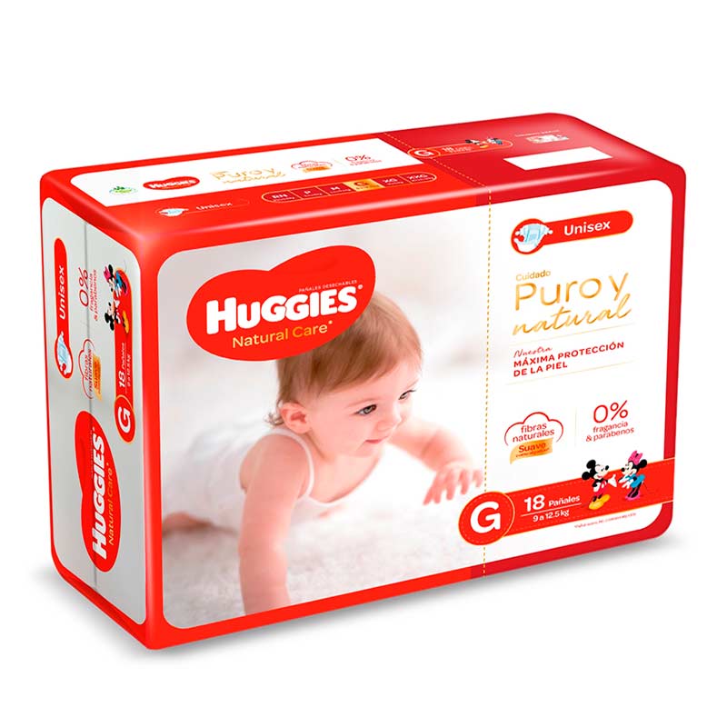 pañal huggies natural care g