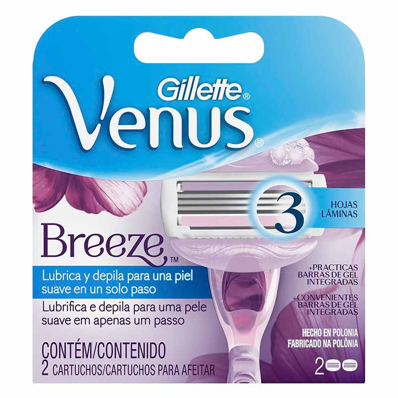 Convencional Salvaje testigo Repuesto Gillette Venus Breeze x 2 uds. | Doutzen